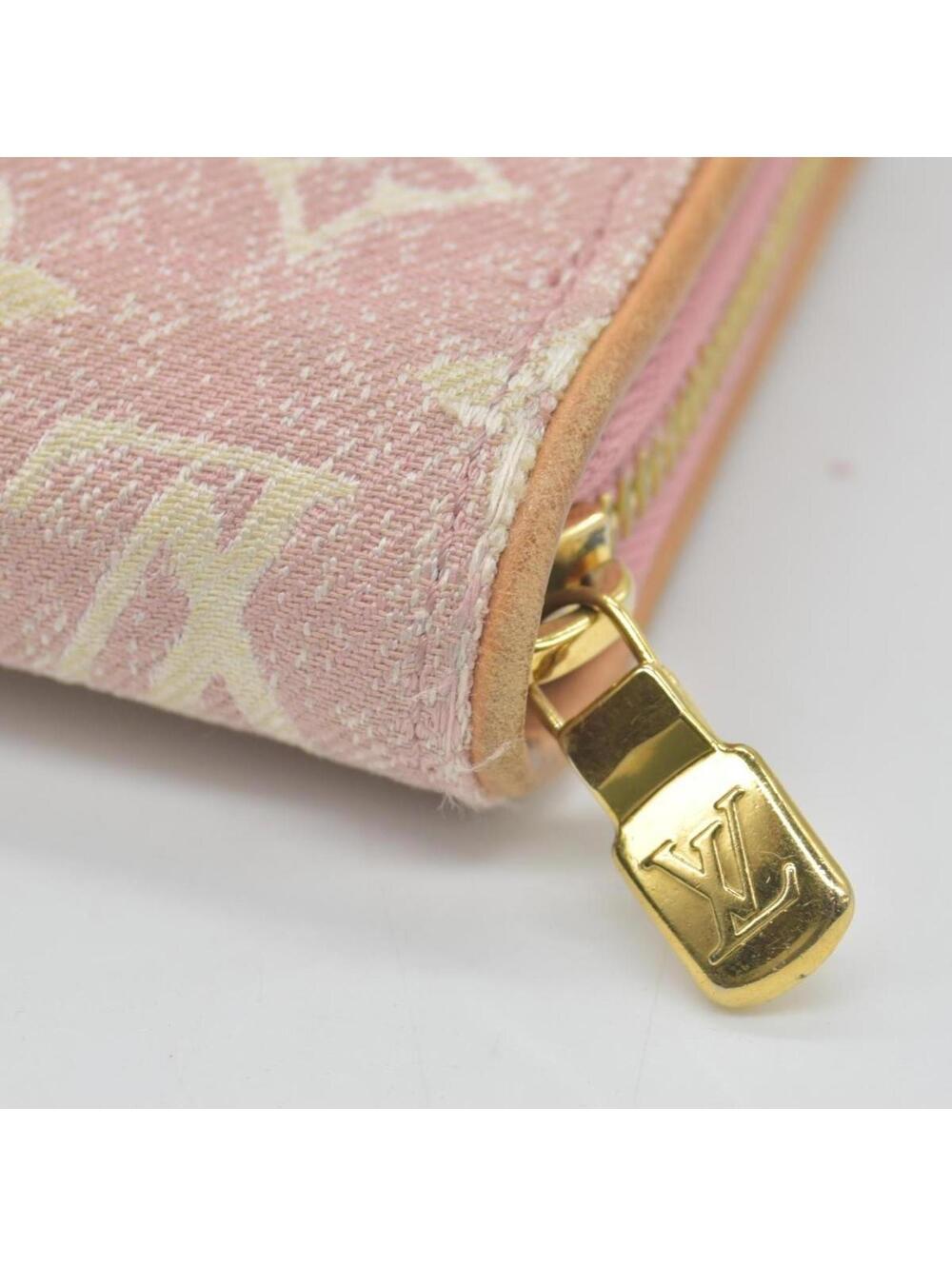 $1060 Louis Vuitton Denim Monogram Jacquard Zippy Wallet - Picture 12 of 15